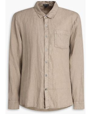 James Perse Linen Shirt - Natural