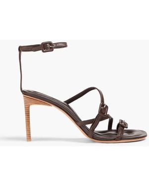 Jacquemus Dark Sandals Leather - Brown