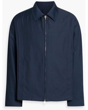LE17SEPTEMBRE Cotton-Blend Twill Jacket - Blue