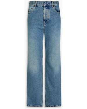 Petar Petrov Stand Up High-Rise Straight-Leg Jeans - Blue