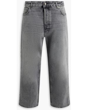 Haikure Betty Cropped High-rise Straight-leg Jeans - Grey
