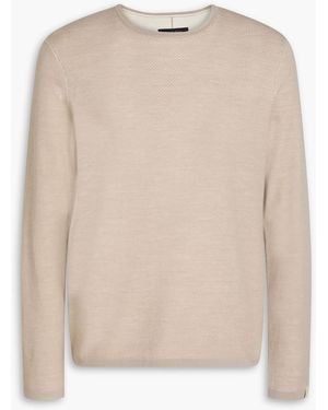 Rag & Bone Bennet Cotton And Wool-Blend Sweater - Natural