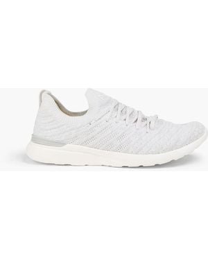 Athletic Propulsion Labs Techloom Wave Stretch-Knit Trainers - White