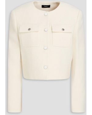 Theory Tweed Jacket - Natural