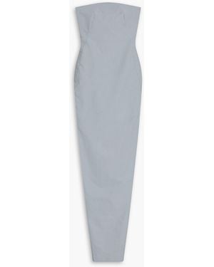 Rick Owens Trägerlose robe aus shell - Weiß