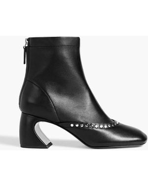 3.1 Phillip Lim Ankle boots aus leder mit nieten - Schwarz