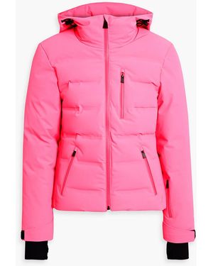 Aztech Mountain Nuke Neon Quilted Down Ski Jacket - Pink