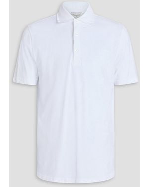 Frescobol Carioca Luca Cotton-Piqué Polo Shirt - White