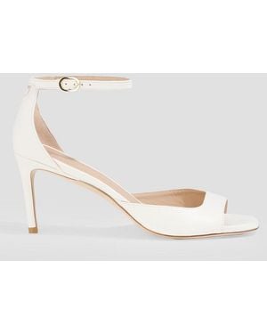 Stuart Weitzman Leather Sandals - White