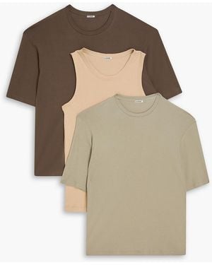 Jil Sander Cotton-jersey T-shirt - Green