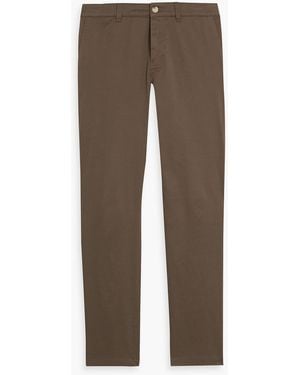 Onia Cotton-Blend Twill Chinos - Brown