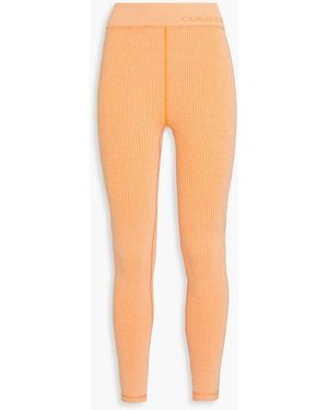 CORDOVA Sierra Ribbed-knit leggings - Orange