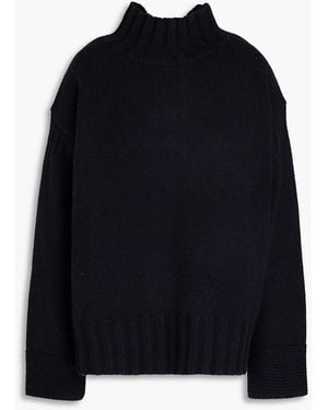 Chinti & Parker Wool Turtleneck Sweater - Blue