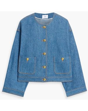 Adam Lippes Nessy Denim Jacket - Blue