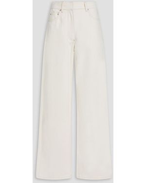REMAIN Birger Christensen Cocoon High-Rise Wide-Leg Jeans - White