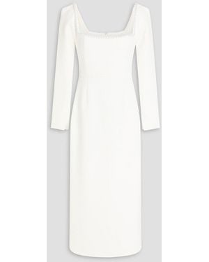 Odd Muse Embellished Crepe Gown - White