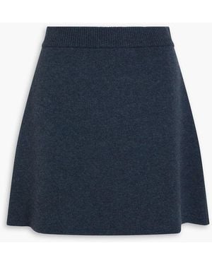 Lisa Yang Clare Cashmere Mini Skirt - Blue