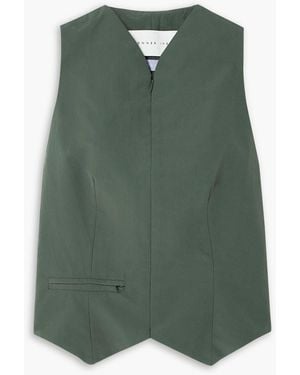 Conner Ives Cotton Vest - Green