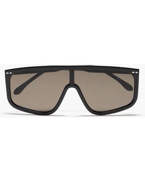 Isabel Marant Elora Rectangle-frame Acetate Sunglasses - Black