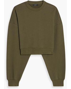 Wardrobe NYC French Cotton-Terry Sweatshirt - Green
