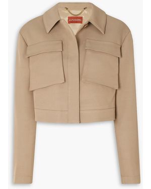 Altuzarra Zultan Cropped Canvas Jacket - Natural