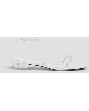 STUDIO AMELIA Artemis Leather Sandals - White