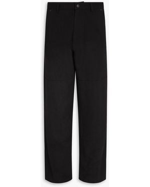 Moncler Cotton-canvas Cargo Trousers - Black