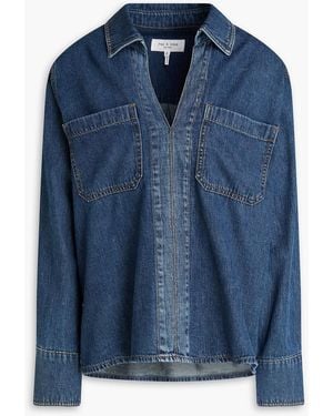 Rag & Bone Channing Denim Shirt - Blue