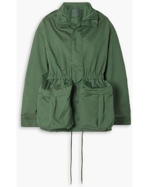 Wardrobe NYC Gathered Shell Parka - Green
