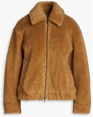 Vince Faux Shearling Jacket - Brown