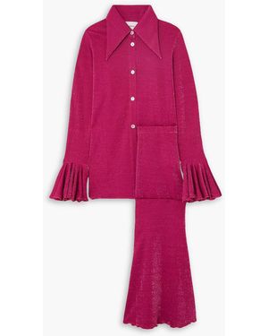 Sleeper Cosmos Metallic Jersey Pyjama Set - Pink