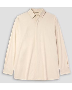 Fear Of God Oversized Cotton-Blend Oxford Shirt - Natural