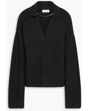 NAADAM Cashmere Polo Sweater - Black
