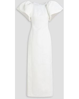 LEO LIN Maxikleid "lucinda" aus satin - Weiß