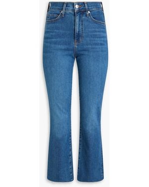 Veronica Beard Carolina High-Rise Flared Jeans - Blue