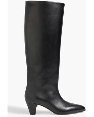 Bally Kniehohe stiefel "arval 55" aus leder - Schwarz