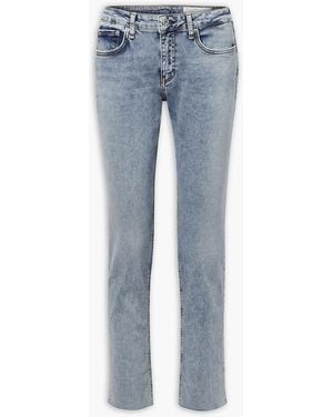 Rag & Bone Dre Low Rise Slim Boyfriend Jean - Blue