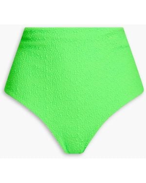 Mara Hoffman Lydia Popcorn Bikini Briefs - Green