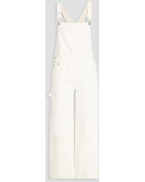 Claudie Pierlot Denim Overalls - White