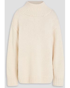 Loulou de Saison Ryle Cashmere Turtleneck Jumper - Natural