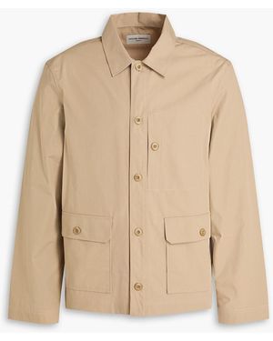 Officine Generale Gibson Cotton-Poplin Overshirt - Natural