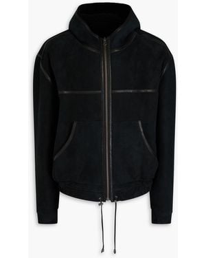 Isabel Marant Reversible Shearling Hooded Jacket - Black