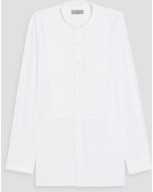 Canali Cotton-Gauze Shirt - White