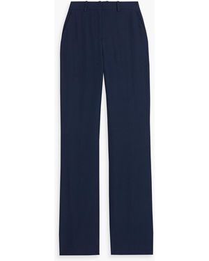 Balmain Wool Flared Pants - Blue