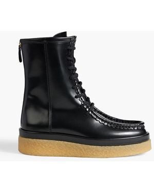 Chloé Jamie Polished Leather Boots - Black