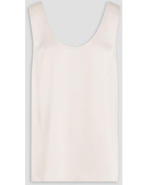 A.Emery Satin Top - White