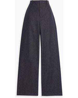 Vince High-Rise Wide-Leg Jeans - Blue