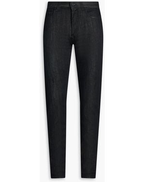 Canali Slim-Fit Denim Jeans - Black