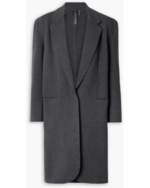 Norma Kamali Oversized Cotton-Blend Blazer - Gray