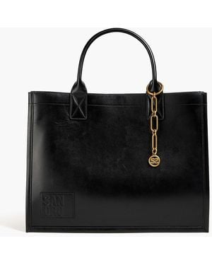 Sandro Tote bag aus leder - Schwarz